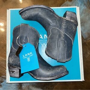 Lane Women's Blue Ankle Boots